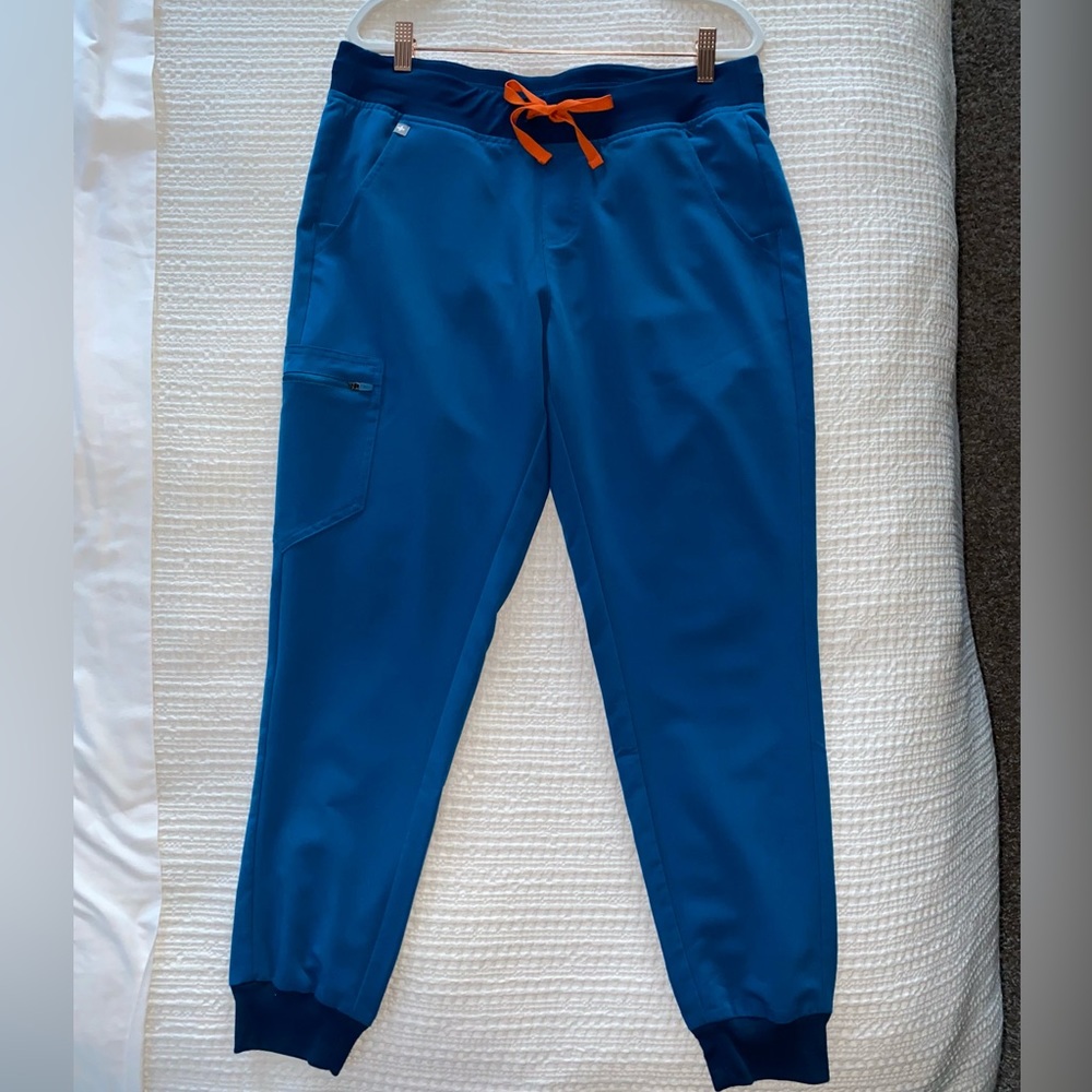 Figs Scrubs- ‘Alps Blue’ Zamora Jogger Scrub Pants